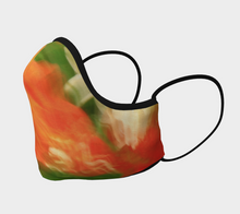 Orange n Lime Natural Abstract Face Mask ealanta