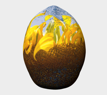 Sunflower in Blue Rain ealanta Hat/Toque/Beanie Beanie- ealanta Art Wear