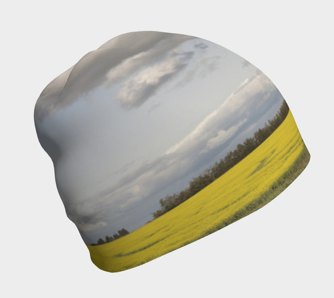 Clouds over Canola ealanta beanie hat Beanie- ealanta Art Wear