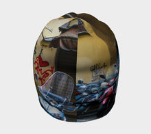Italian Graffiti Motor Bike Parking Florence Beanie- ealanta Art Wear