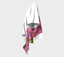 Heirloom Pink Peonies on white 2 Kimono Wrap ealanta