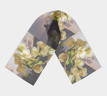 Butter Yellow Orchid Blossoms on the Grande Canal of Venice ealanta scarf Long Scarf- ealanta Art Wear