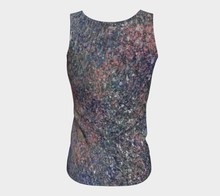 Monet Inspired Pebbles in the Shuswap ealanta  Fitted Tank Top