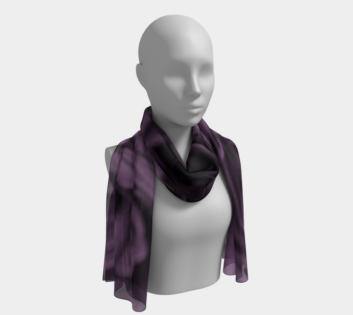 Purple Roses long scarf ealanta