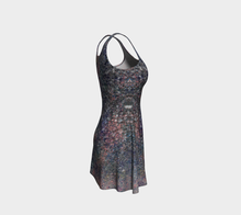 Monet Inspired Pebbles in the Shuswap ealanta Flared Dress