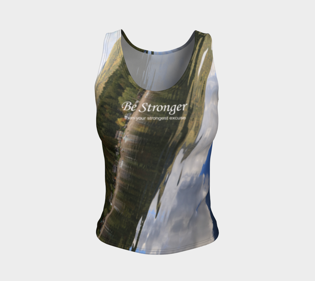 Be Stronger Shuswap Fitness ealanta Fitted Tank Top