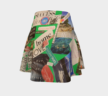 Delous Vision 1  Skirt with Flair ealanta Flare Skirt- ealanta Art Wear