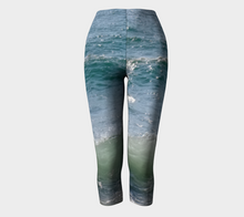 Ocean Splash Capri Leggings ealanta Capris- ealanta Art Wear