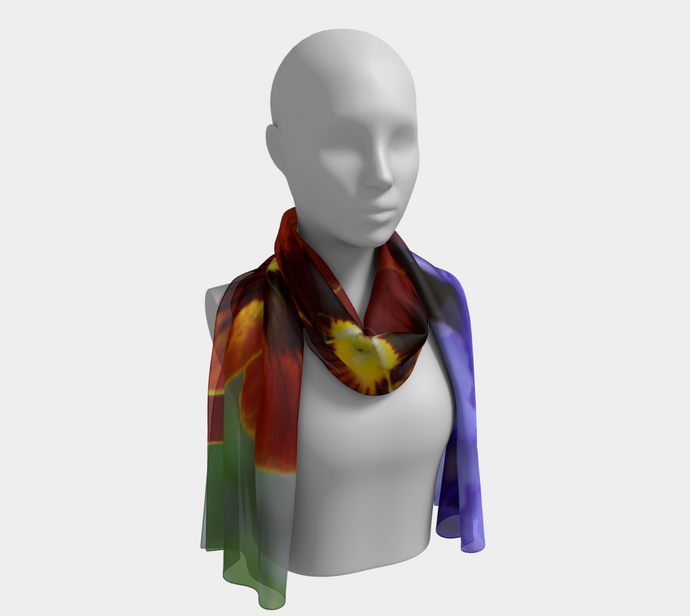 Pretty Pansies ealanta scarf