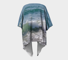 Ocean Splash Kimono Wrap ealanta Draped Kimono- ealanta Art Wear
