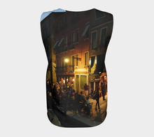 Venice Night Sleeveless Top (24" length) Loose Tank Top (Long)- ealanta Art Wear