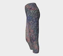 Monet Inspired Pebbles in the Shuswap ealanta Yoga Capri Leggings