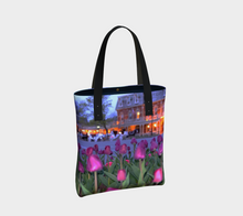 Purple Tulips Niagara on the Lake evening walk ealanta  Tote Bag lined
