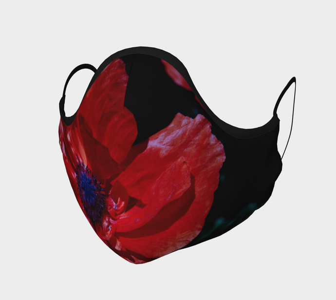 Red Poppy Face Mask ealanta