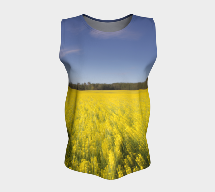 Canola Alberta Top ealanta Loose Tank Top (Long)- ealanta Art Wear