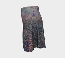 Monet Inspired Pebbles in the Shuswap ealanta Flared Skirt