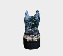 Alberta Tree Motion body-con dress Bodycon Dress- ealanta Art Wear