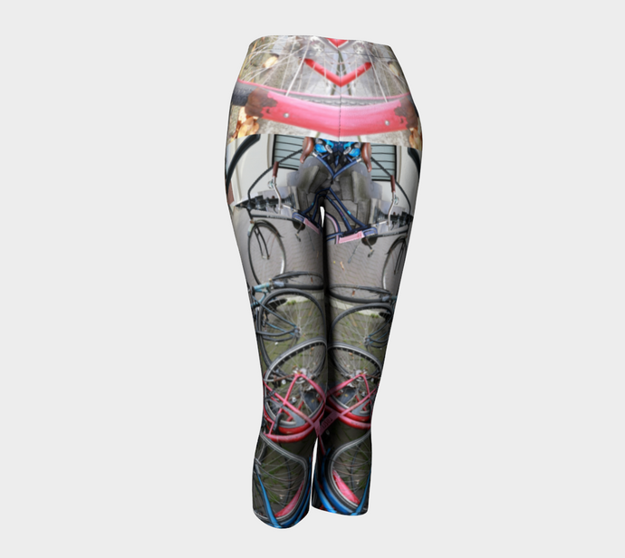 Bikes of Amsterdam capris ealanta Art Wear Capris- ealanta Art Wear
