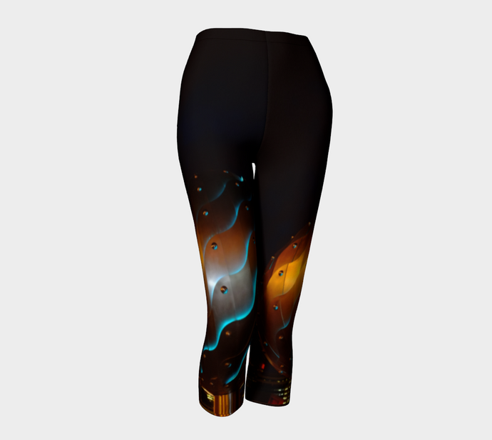 Calgary Night ealanta art wear Capri/Crop Leggings Capris- ealanta Art Wear