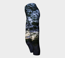 Tree Motion Capri Leggings 2 Capris- ealanta Art Wear