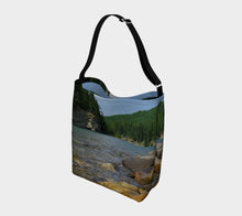 North Saskatchewan River Alberta ealanta.ca Day Tote- ealanta Art Wear