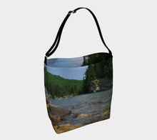 North Saskatchewan River Alberta ealanta.ca Day Tote- ealanta Art Wear