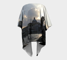 Heavenly Skies Grande Canal Venice Italy Draped Kimono- ealanta Art Wear