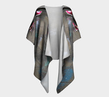 walk in the rain Draped Kimono- ealanta Art Wear