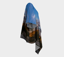 Val d' orcia Chaplel of Madona di Vitaleta Draped Kimono- ealanta Art Wear