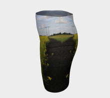 Prairie Fields of Golden Canola Fitted Skirt- ealanta Art Wear