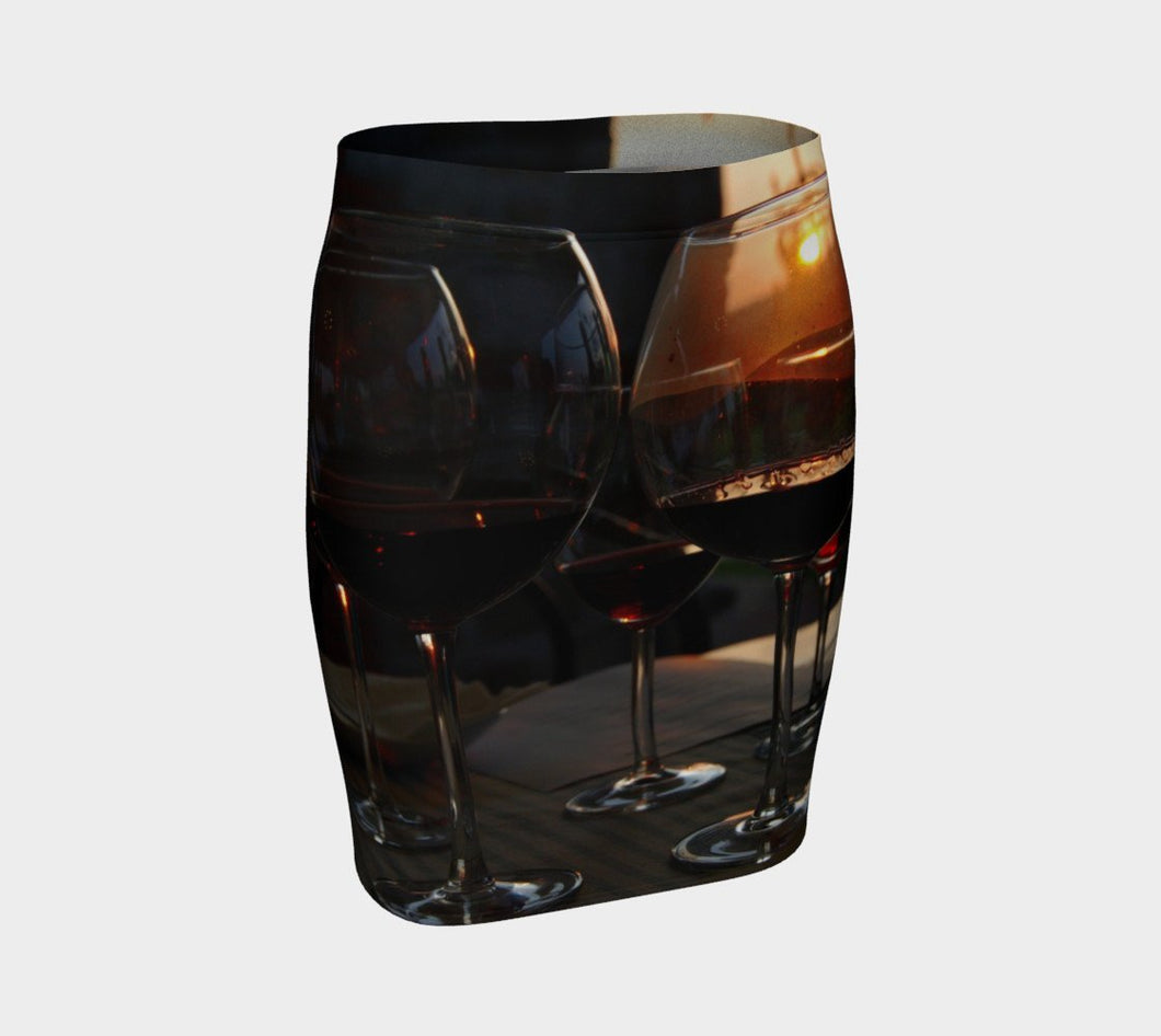 Taste of the Tuscan Sun ealanta skirt Fitted Skirt- ealanta Art Wear