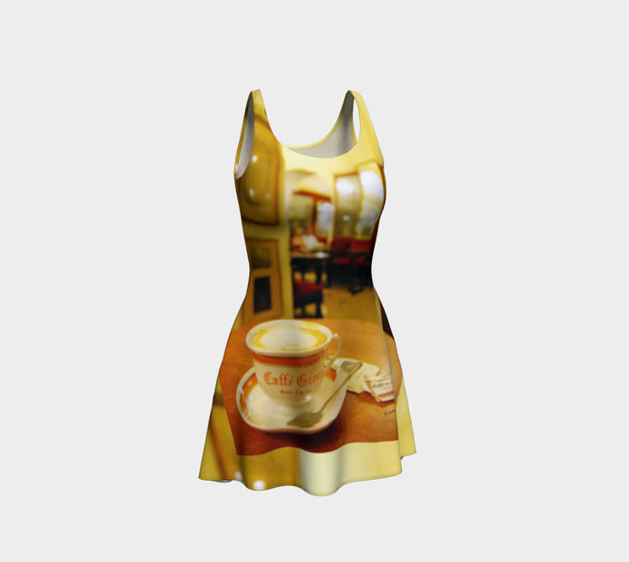 Caffe Greco Rome Flare Dress- ealanta Art Wear