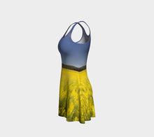 Canola Dream flared dress Flare Dress- ealanta Art Wear