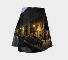 Venice Night Flared Skirt Flare Skirt- ealanta Art Wear