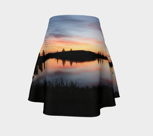 Beaumont Sunset at Four Seasons Flared Skirt Flare Skirt- ealanta Art Wear
