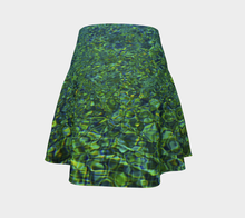 Tuscan Pool reflections Flared Skirt Flare Skirt- ealanta Art Wear