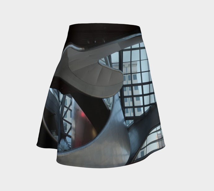 AGA Through the Roof flared skirt Flare Skirt- ealanta Art Wear