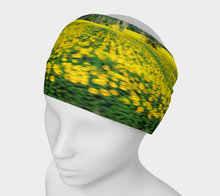 Sunflower Field of Motion Italy Headband Headband- ealanta Art Wear