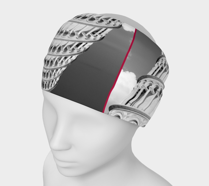 Leaning Tower of Pisa Headband Headband- ealanta Art Wear