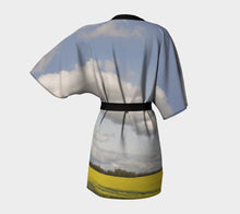 Clouds over Canola ealanta Kimono Robe Kimono Robe- ealanta Art Wear