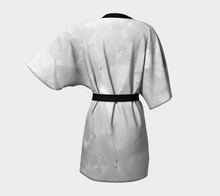 Peony Rain (front) robe ealanta Kimono Robe- ealanta Art Wear