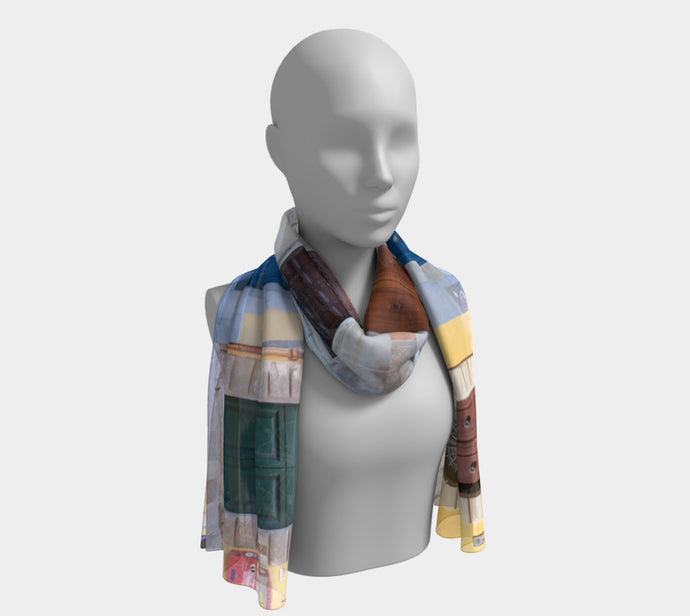 Doors of Pisa Long Scarf- ealanta Art Wear