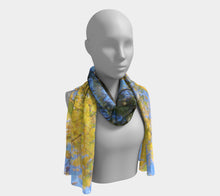 Canadian Poplar Fall Swirl scarf ealanta Long Scarf- ealanta Art Wear