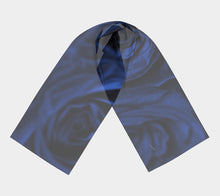 Blue Roses Scarf ealanta Long Scarf- ealanta Art Wear