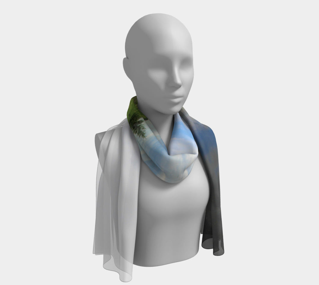 Alberta Reflections ealanta scarf Long Scarf- ealanta Art Wear