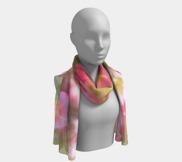 Flower Garden Dream ealanta scarf Long Scarf- ealanta Art Wear