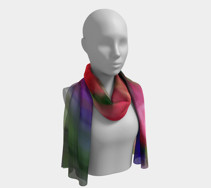 Floral dream 1 Long Scarf- ealanta Art Wear