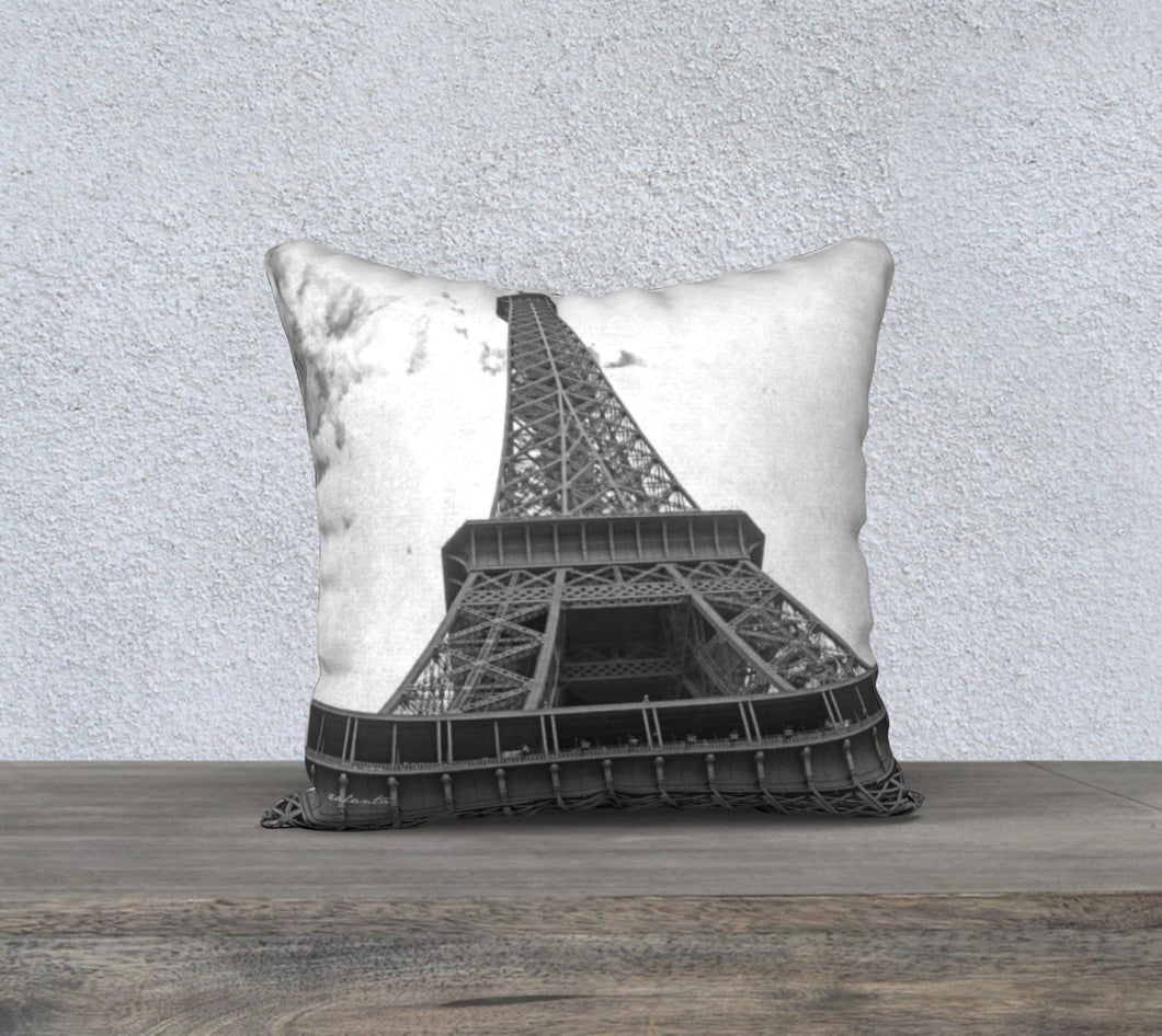Eiffel Tower ealanta cushion cover 18x18 18