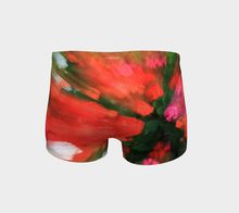 Floral Splash shorts Shorts- ealanta Art Wear