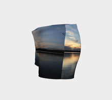 McLeod Lake Alberta reflections and bubbles Shorts- ealanta Art Wear